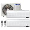 Samsung Condizionatore Climatizzatore Samsung Dual Split Inverter Windfree Avant R-32 Wi-Fi 9000+9000 BTU Con AJ050TXJ2KG