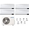 Samsung Condizionatore Climatizzatore Samsung Quadri Split Inverter Cebu Wi-Fi R-32 7000+7000+7000+9000 BTU Con AJ080TXJ4KG/EU