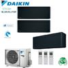 Daikin Condizionatore Climatizzatore Daikin Trial Split Stylish New Total Black R32 Wi-Fi 9000+9000+9000 BTU Con 3MXM52M