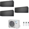 Daikin Condizionatore Climatizzatore Daikin Trial Split Stylish New Total Black R32 Wi-Fi 9000+9000+15000 BTU Con 3MXM68A