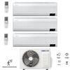 Samsung Condizionatore Climatizzatore Samsung Trial Split Inverter Windfree Elite S2 R-32 Wi-Fi 12000+12000+12000 BTU Con AJ068TXJ3KG/EU