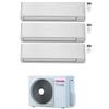 Toshiba Condizionatore Climatizzatore Toshiba Trial Seiya R-32 7000+7000+7000 BTU Con RAS-3M18U2AVG-E Wi-Fi Optional