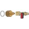 wigam KIT CONNESSIONE PER BOMBOLA GAS R32 CON FILETTO