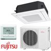 Fujitsu Condizionatore Climatizzatore Fujitsu a Cassetta Flusso D\'aria Circolare R-32 18000 BTU AUXG18KRLB White Wi-Fi Optional