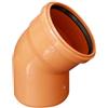 no brand CURVA 45° ARANCIONE CON GUARNIZIONE