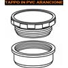 no brand TAPPO A VITE CON GUARNIZIONE E CON FILETTO ARANCIONE