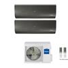 Haier Condizionatore Climatizzatore Haier Dual Split Inverter Flexis Plus Black R-32 9000+12000 Con 2U40S2SM1FA Wi-Fi Integrato