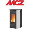 MCZ Stufa a Pellet MCZ i Modello Amy 6.3 Kw Colore Bianco