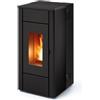 MCZ Stufa a Pellet MCZ Ad Aria Ventilata Modello May Air 7 S1 7 Kw In Acciaio Dark