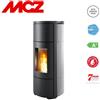MCZ Stufa a Pellet MCZ Canalizzabile Flow Comfort Air 10 M1 10 KW In Acciaio e Ceramica Bianco