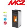 MCZ Stufa a Pellet MCZ Canalizzabile Maggie 10 KW Colore Bianco