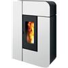 MCZ Stufa a Pellet MCZ Alea Air 7 S1 7 KW In Acciaio Bianco