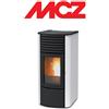 MCZ Termostufa a Pellet MCZ Clio Hydro 16 KW In Acciaio Bianco