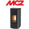 MCZ Termostufa a Pellet MCZ Clio Hydro 23 KW In Acciaio Silver