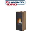 Laminox Idro Termostufa A Pellet Laminox Idroventilata Ester Lux 15 Kw Bronzo Versione Black Line