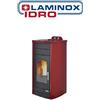 Laminox Idro Termostufa A Pellet Laminox Idroventilata Ester Lux 15 Kw Colore Rosso