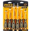 INGCO Assortimento di 6 Giraviti Con Impronta ad Intaglio e Croce