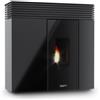 Laminox Idro Termostufa A Pellet Laminox Veronica Phantom Idro Black Line 16 Kw Colore Nero Lucido