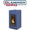 Laminox Idro Termostufa A Pellet Laminox Primula Idroventilata 13 Kw Colore Blu