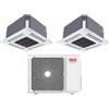 Riello Condizionatore Climatizzatore Riello Dual Split a Cassetta SET AMK P R-32 9000+18000 BTU Con MULTI 355 P