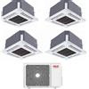 Riello Condizionatore Climatizzatore Riello Quadri Split a Cassetta SET AMK P R-32 9000+9000+9000+9000 BTU Con MULTI 475 PI