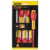 STANLEY Assortimento di 6 Giraviti FatMax Isolati Con Impronta
