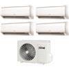 Ferroli Condizionatore Climatizzatore Ferroli Quadri Split Inverter R-32 Serie Ambra M 9000+9000+9000+12000 BTU Wi-Fi Con 2CP001DF 28-4