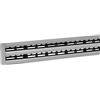 Brofer Diffusori Lineari Alluminio a 2 Feritoia RAL 9005 Brofer DLPCN20 Con Deflettore Rotativo a Profilo Aerodinamico Varie Misure
