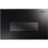 PUCCIPLAST Placca di Comando ECO Linea Nero Opaco per risciacquo (2 PULSANTI) PUCCI Cod. 80160560/C