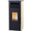 Laminox Idro Stufa a Pellet Ad Aria Laminox Idro Ada Air 6 Kw Colore Avorio