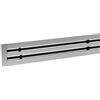 Brofer Diffusori Lineari 1 Feritoia in Alluminio Anodizzato Brofer DLN40 Con Serranda a Scorrimento e Deflettore a Goccia Varie Misure