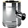 Camini Wierer Raccordo a T da 90° Gradi Camini Wierer in Acciaio Inox Ridotto con Attacco DN 80 Vari Diametri
