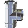 Camini Wierer Raccordo a "T" 90° Gradi Camini Wierer in Acciaio Inox Mono Parete Vari Diametri