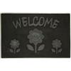 no brand Zerbino Modello Smile Black Colore Nero in PVC Fondo Pieno **PROMO**