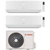 Junkers Bosch Condizionatore Climatizzatore Junkers Bosch Dual Split Climate 5000 R-32 9000+12000 Con 5000M 53/2 E Wi-Fi Optional