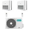 Hisense Condizionatore Climatizzatore Hisense Dual Split Inverter a Console 9000+18000 Con 2AMW52U4RXC