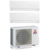 Mitsubishi Electric Condizionatore Climatizzatore Mitsubishi Electric Dual Split R-32 MSZ-AY 12000+18000 Btu Con MXZ-3F54VF3 Wi-Fi Integrato
