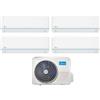 Midea Condizionatore Climatizzatore Midea Quadri Split Evolution R-32 9000+12000+12000+12000 BTU Con M4O-36FN8-Q Wi-Fi Integrato