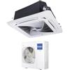 Haier Condizionatore Climatizzatore Haier Cassetta 90x90 Round Flow R-32 48000 BTU ABH140K1ERG(H) Trifase Con Telecomando E Pannello