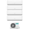 Hisense Condizionatore Climatizzatore Hisense Quadri Split Inverter R-32 Hi-Comfort 12000+12000+12000+12000 Con 5AMW105U4RQC WiFi Integrato 12+12+12+12