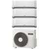 Hitachi Condizionatore Climatizzatore Hitachi Trial Split Inverter R-32 Serie AIRHOME 600 9000+12000+12000 BTU Con RAM-G68N3HA(B)E Wi-Fi Integrato 9+12+12
