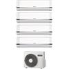 Hitachi Condizionatore Climatizzatore Hitachi Quadri Split Inverter AirHome 800 9000+9000+9000+12000 BTU Con RAM-G85N5HA(B)E Wi-Fi Integrato 9+9+9+12