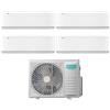 Hisense Condizionatore Climatizzatore Hisense Quadri Split Inverter R-32 Serie Energy Pro X 9000+9000+9000+12000 BTU Con 4AMW81U4RJC Wi-Fi Integrato 9+9+9+12