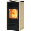 Italiana Camini Stufa a Pellet Italiana Camini Ad Aria Modello Pira 7 Kw 65 Mq Colore Beige