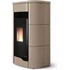 Palazzetti Stufa a Pellet Palazzetti Ermetica ad Aria Modello Anna 12 Pro 12 Kw Colore Caffèlatte