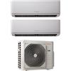 Immergas Condizionatore Climatizzatore Immergas Dual Split Inverter R-32 Serie Thor 12000+12000 Con 18 DUAL BTU Wi-Fi Optional
