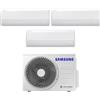 Samsung Condizionatore Climatizzatore Samsung Trial Split Inverter Windfree Avant S2 R-32 9000+9000+12000 BTU Wi-Fi Integrato Con AJ052TXJ3KG