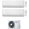 Toshiba Condizionatore Climatizzatore Toshiba Dual Split Inverter R-32 Modello Seiya Classic 7000+10000 BTU Con RAS-2M14G3AVG-E Wi-Fi Optional