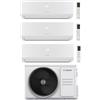 Junkers Bosch Condizionatore Climatizzatore Junkers Bosch Trial Split Inverter R-32 Serie Climate 7000i White 7000+9000+18000 BTU Con 5000M 79/3 E Wi-Fi Integrato 7+9+18