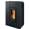 MCZ Stufa a Pellet MCZ Alea Air 7 S1 7 KW In Acciaio Black